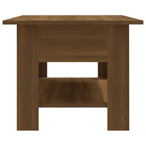 Konferenční stolek hnědý dub 102 x 55 x 42 cm kompozitní dřevo - obrázek 4