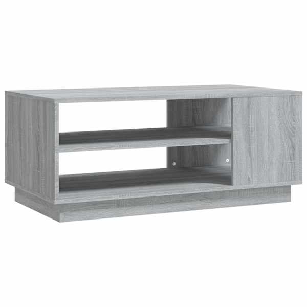 vidaXL kohvilaud, hall Sonoma tamm, 102 x 55 x 43 cm, puitlaastplaat