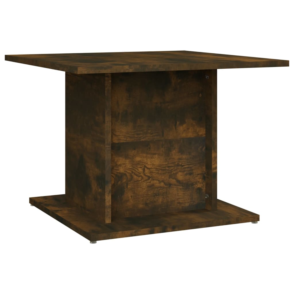 Image of vidaXL Coffee Table Smoked Oak 55.5x55.5x40 cm Engineered Wood