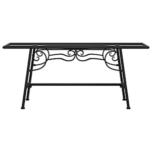 Lavice kolem stromu 110 cm černá ocel - obrázek 3