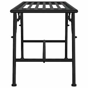 Lavice kolem stromu 110 cm černá ocel - obrázek 4
