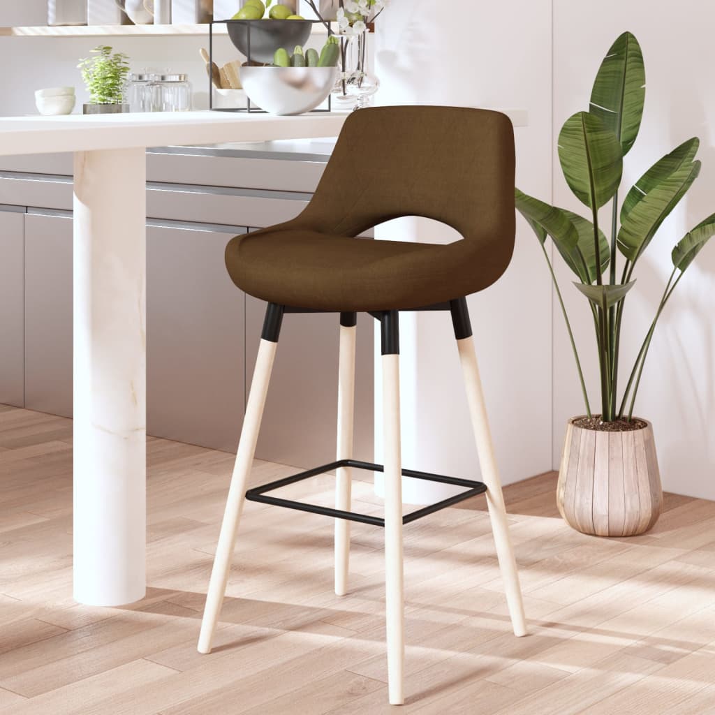 Tabouret de bar Marron Tissu