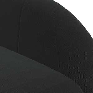 Barová židle černá textil - obrázek 6