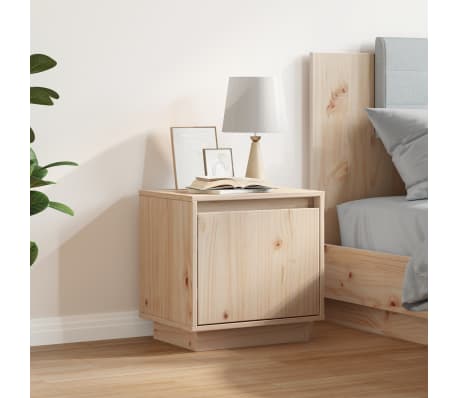 vidaXL Bedside Cabinet 40x30x40 cm Solid Wood Pine