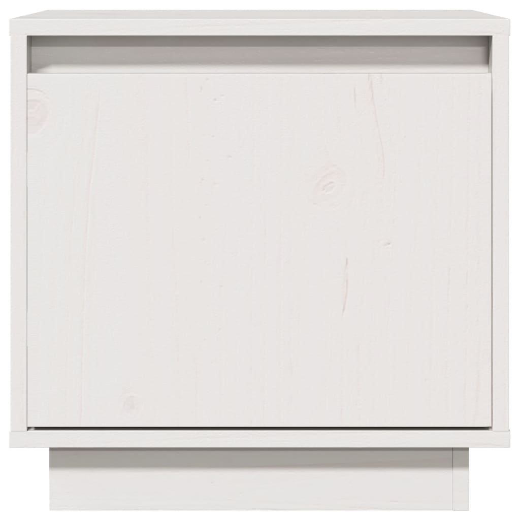 

vidaXL Nachtkastjes 2 st 40x30x40 cm massief grenenhout wit