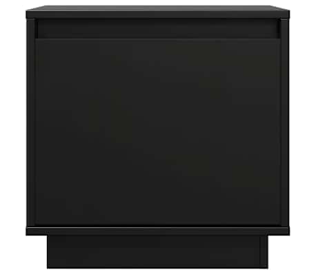 vidaXL Nattbord 2 stk 40x30x40 heltre furu svart