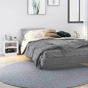 Nočna omarica 2 kosa bela 40x34x40 cm trdna borovina