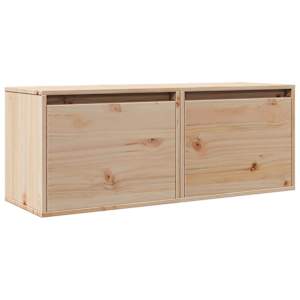 Nástěnné skříňky 2 ks 45 x 30 x 35 cm masivní borové dřevo - obrázek 2