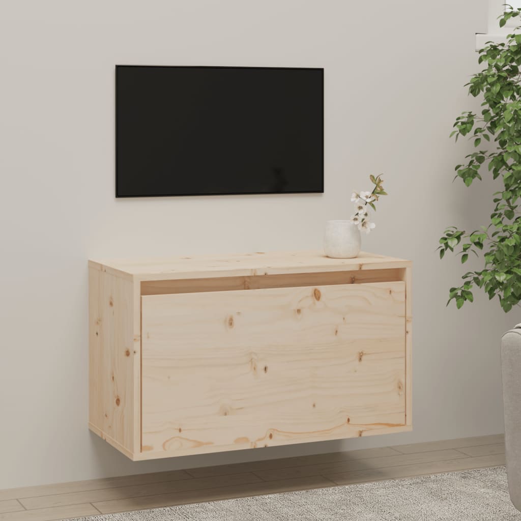 

vidaXL Wandkast 60x30x35 cm massief grenenhout