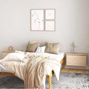 Nástěnné skříňky 2 ks 60 x 30 x 35 cm masivní borové dřevo - obrázek 1