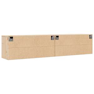 Nástěnné skříňky 2 ks 80 x 30 x 35 cm masivní borové dřevo - obrázek 9