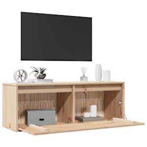 Nástěnná skříňka 100 x 30 x 35 cm masivní borové dřevo - obrázek 4