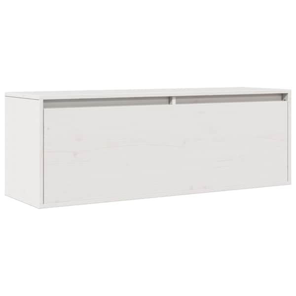 vidaXL seinakapid 2 tk valge 100x30x35 cm, m&auml;nnipuit