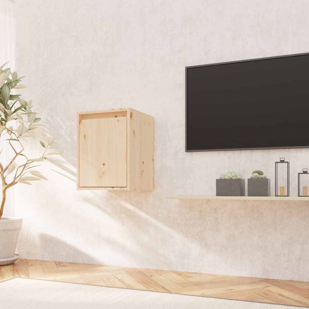 

vidaXL Wandkast 30x30x40 cm massief grenenhout