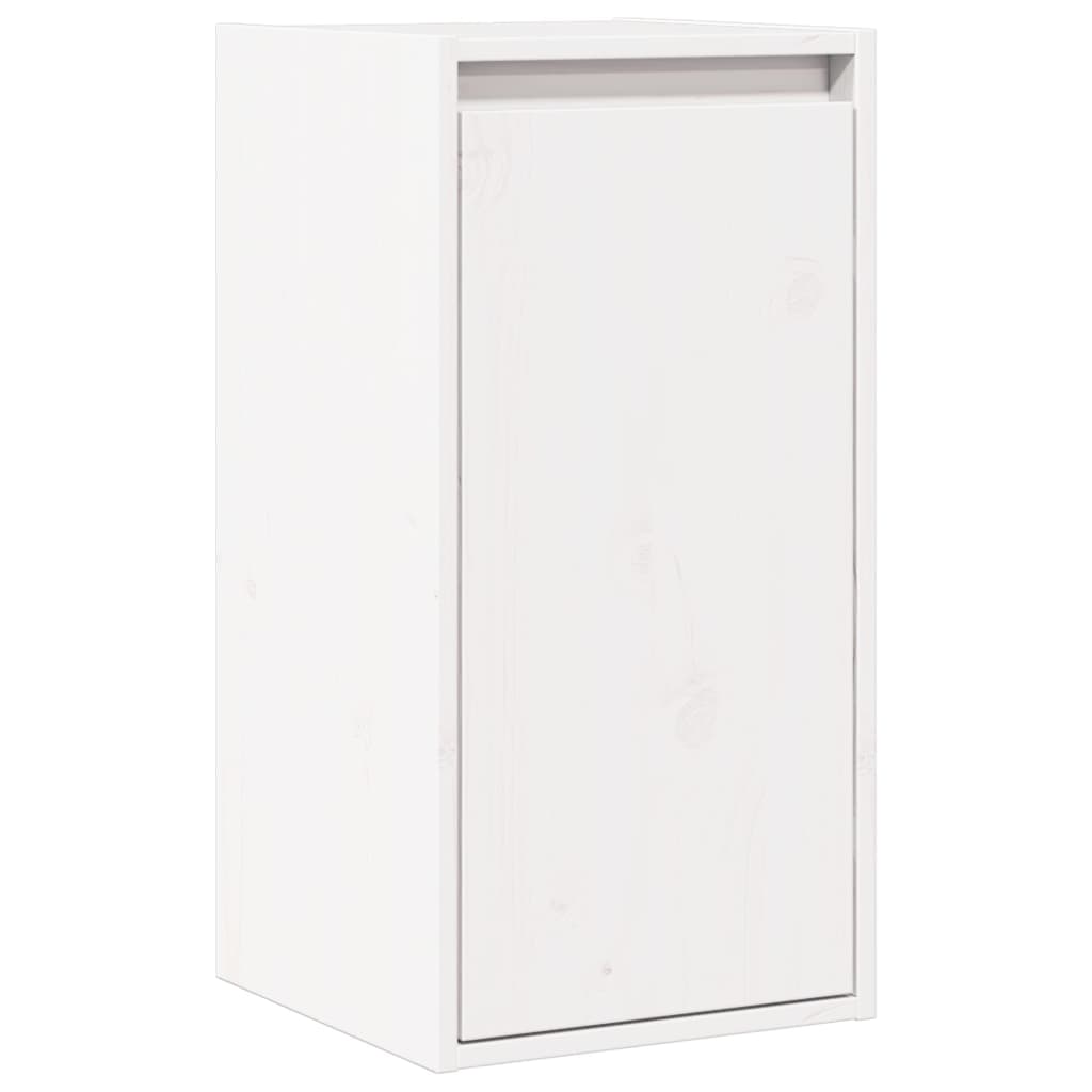 vidaXL Nástěnná skříňka bílá 30 x 30 x 60 cm masivní borové dřevo