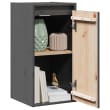 VidaXL Pensile Muro In Legno Massello Di Pino – 31,5x30x30 Cm Con Anta Regolabile A Destra O Sinistra