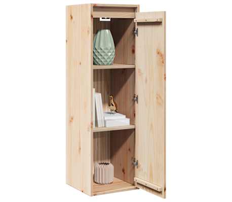 VidaXL Wandkasten 2 Stuks 30x30x100 Cm Massief Grenenhout - Hangende Opbergkast