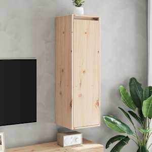 Nástěnné skříňky 2 ks 30 x 30 x 100 cm masivní borové dřevo - obrázek 1
