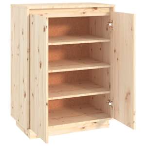 Botník 60 x 35 x 80 cm masivní borové dřevo - obrázek 7