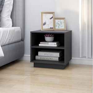 vidaXL Y&ouml;p&ouml;yt&auml; harmaa 40x34x40 cm t&auml;ysi m&auml;nty