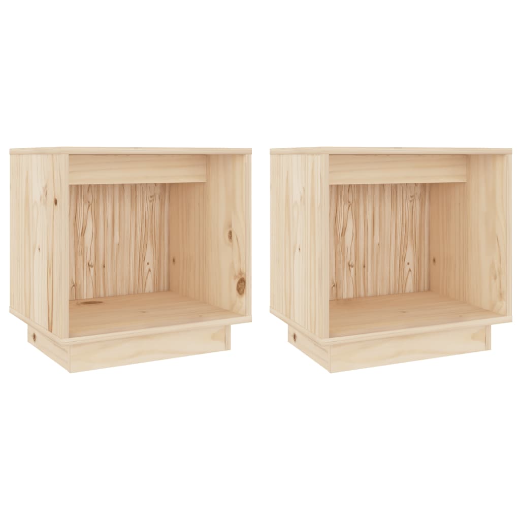 vidaXL Noční stolky 2 ks 40 x 30 x 40 cm masivní borové dřevo