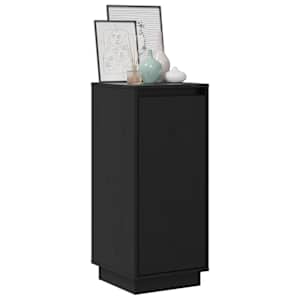 Příborníky 2 ks černé 31,5 x 34 x 75 cm masivní borové dřevo - obrázek 4