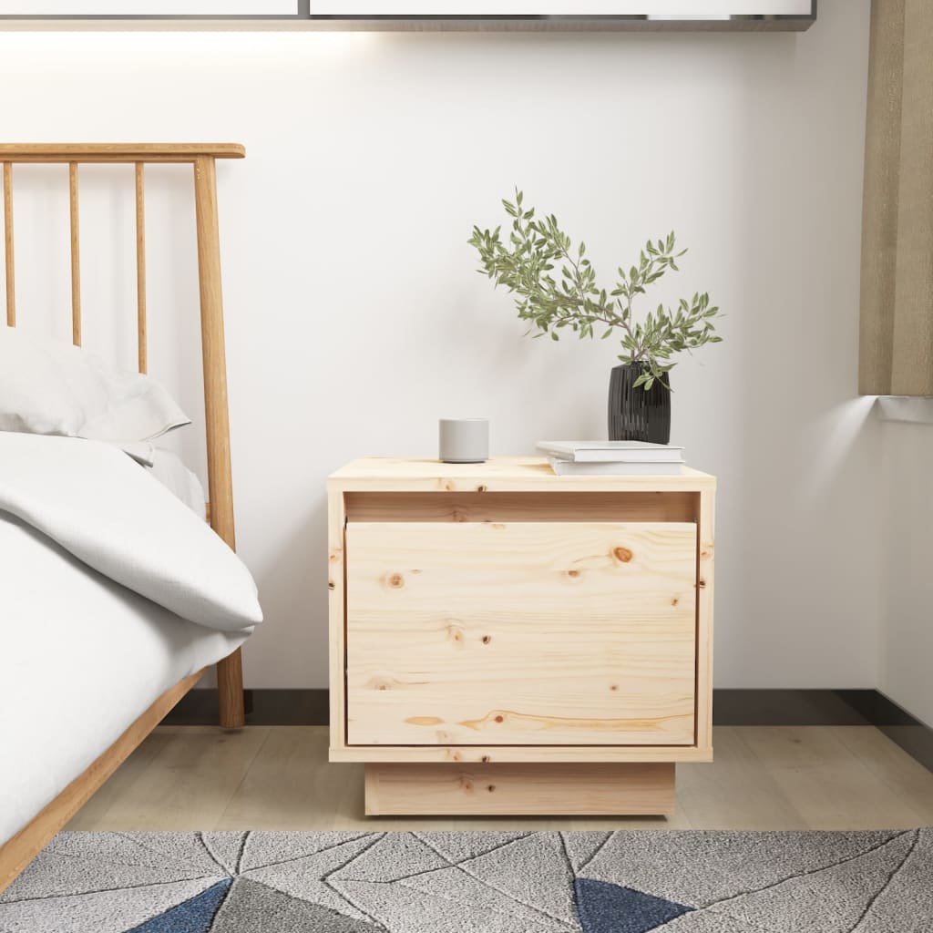 

vidaXL Nachtkastjes 2 st 35x34x32 cm massief grenenhout