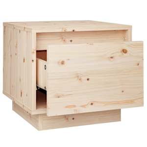 Noční stolky 2 ks 35 x 34 x 32 cm masivní borové dřevo - obrázek 8