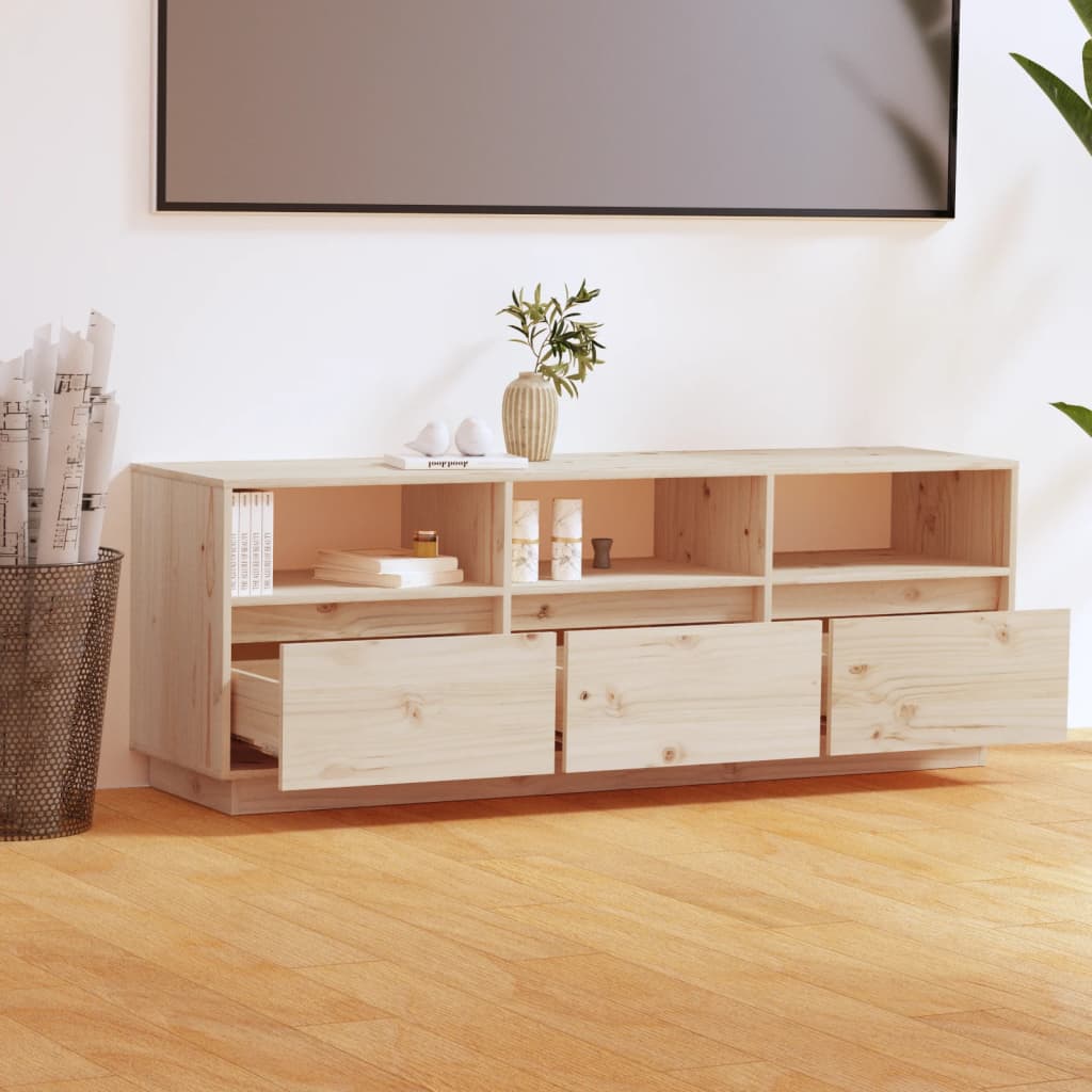 

vidaXL Tv-meubel 140x37x50 cm massief grenenhout