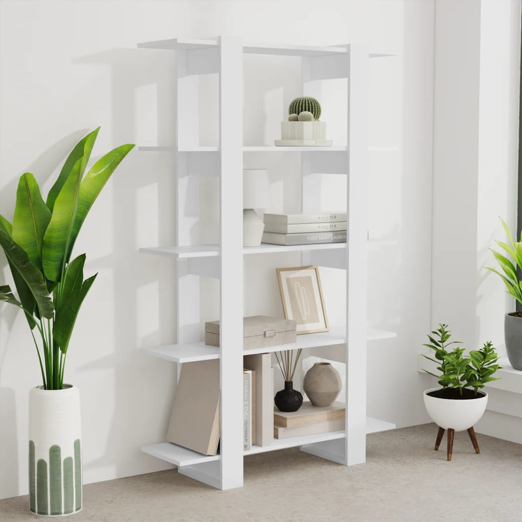 Bücherregal/Raumteiler Weiß 100×30×160 cm kaufen 6