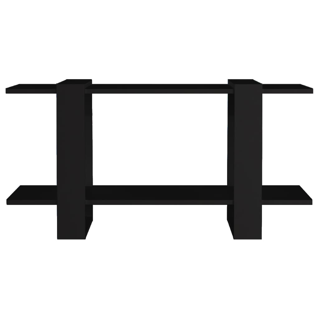 

vidaXL Boekenkast 100x30x51 cm bewerkt hout zwart