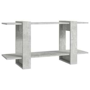 Knihovna betonově šedá 100 x 30 x 51 cm kompozitní dřevo - obrázek 2