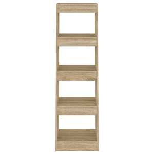 vidaXL Bibliotecă/Separator cameră, stejar sonoma, 40x30x135 cm