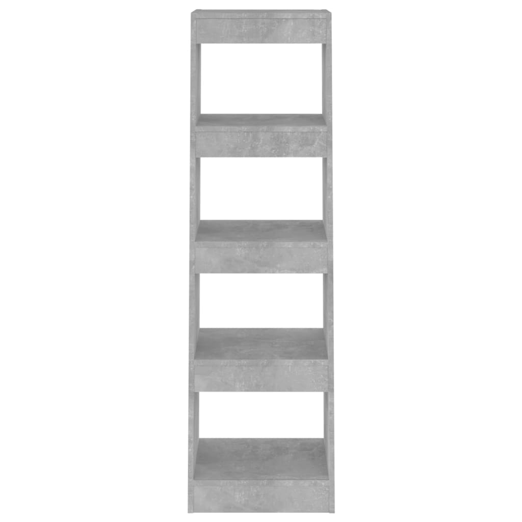 

vidaXL Boekenkast/kamerscherm 40x30x135 cm betongrijs