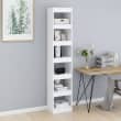 vidaXL Libreria/divisorio in rovere fumé 100x30x87 cm