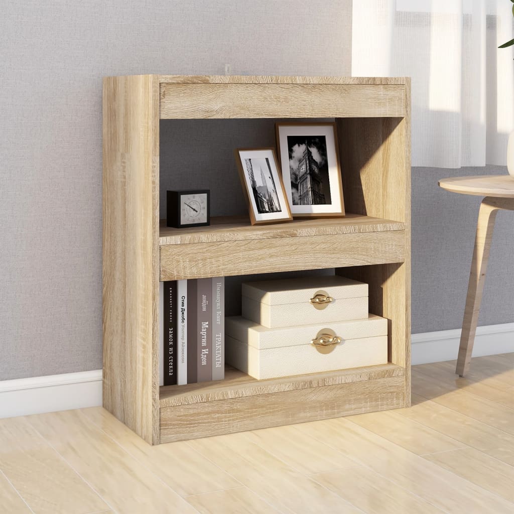

vidaXL Boekenkast/kamerscherm 60x30x72 cm sonoma eikenkleurig
