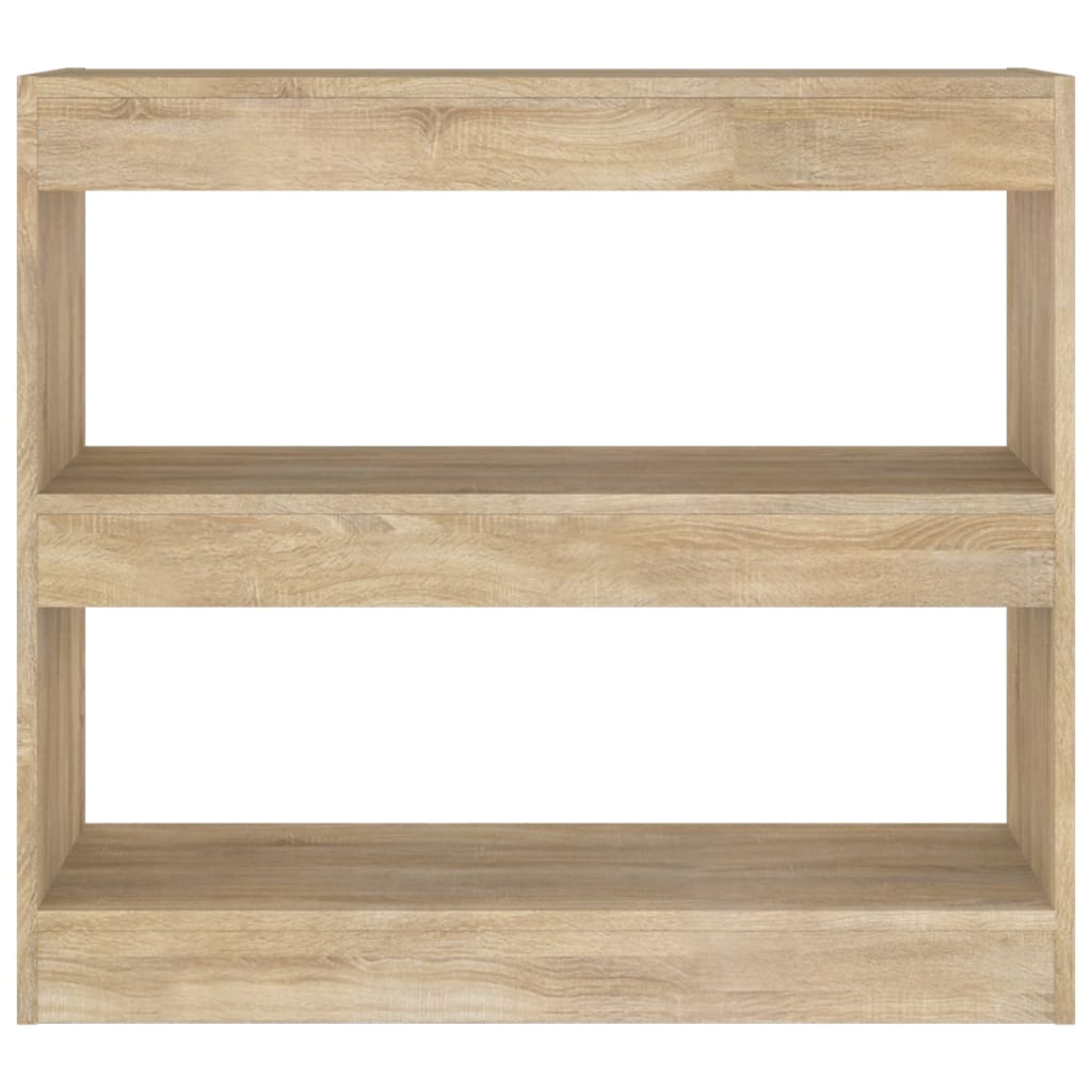 

vidaXL Boekenkast/kamerscherm 80x30x72 cm sonoma eikenkleurig