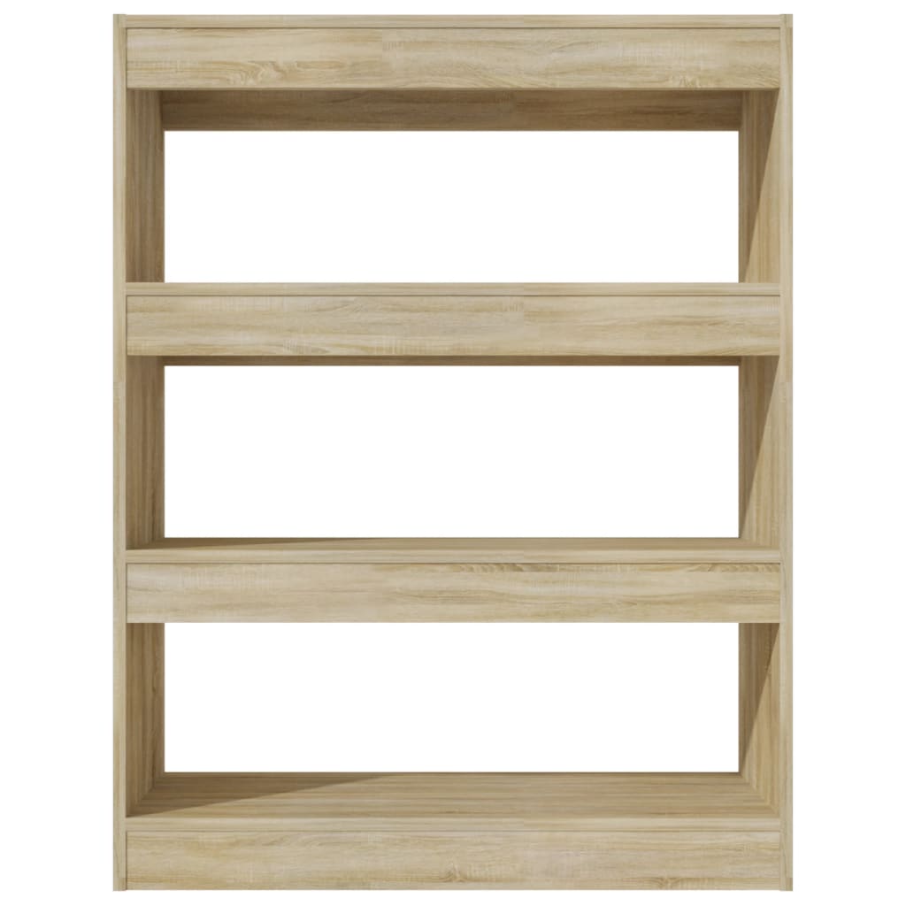 

vidaXL Boekenkast/kamerscherm 80x30x103 cm bewerkt hout sonoma eiken