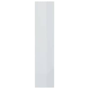Knihovna / dělicí stěna bílá vysoký lesk 80x30x135 cm kompozit - obrázek 6