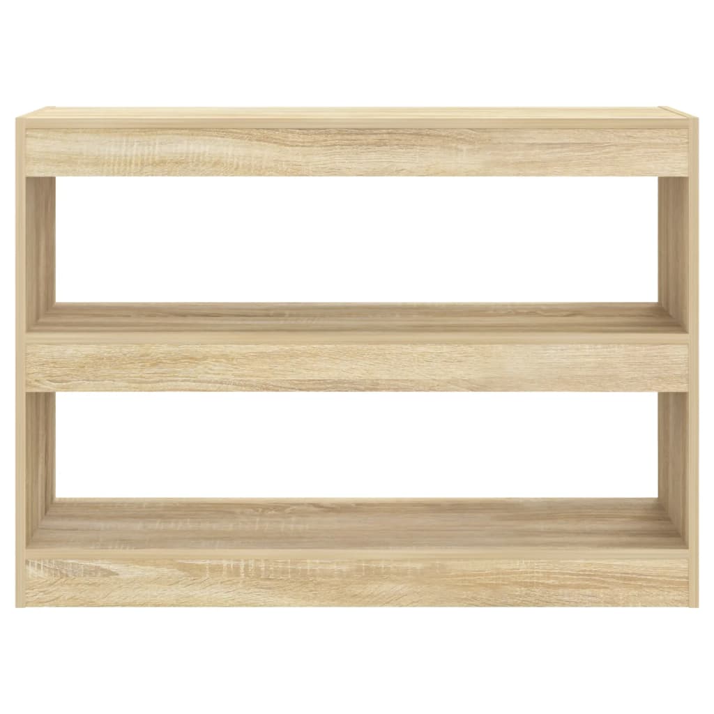 vidaXL Bibliotecă/Separator cameră, stejar sonoma, 100x30x72 cm