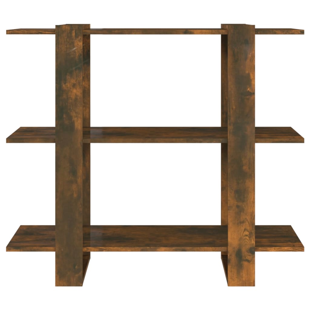 vidaXL Boekenkast/kamerscherm 100x30x87 cm gerookt eikenkleurig afbeelding