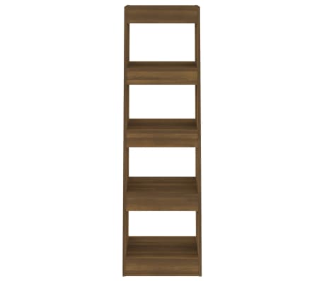 vidaXL Book Cabinet/Room Divider Brown Oak 40x30x135 cm