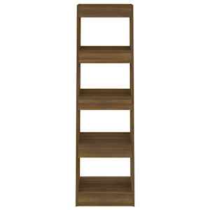 vidaXL Book Cabinet/Room Divider Brown Oak 40x30x135 cm