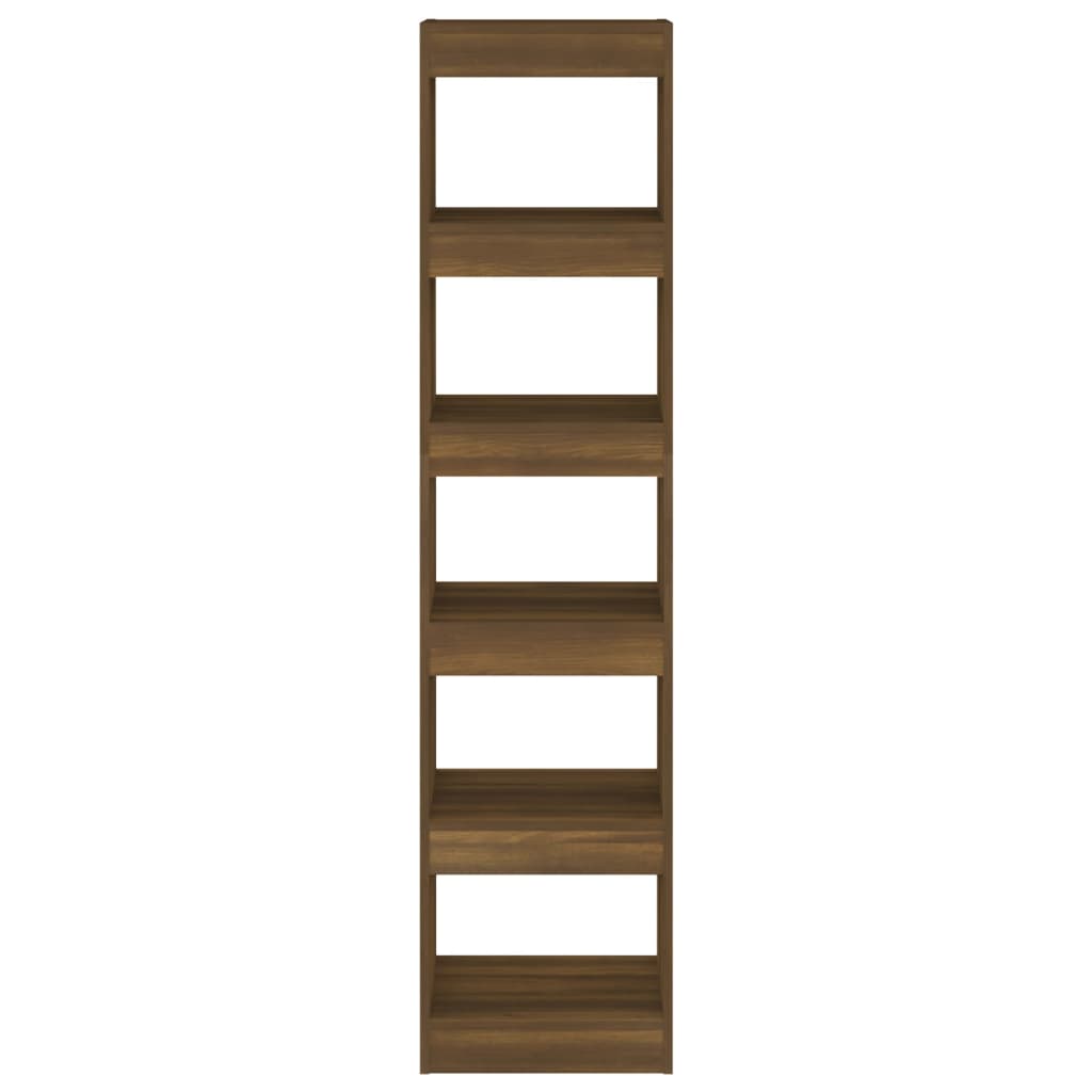 

vidaXL Boekenkast/kamerscherm 40x30x166 cm bruineikenkleurig