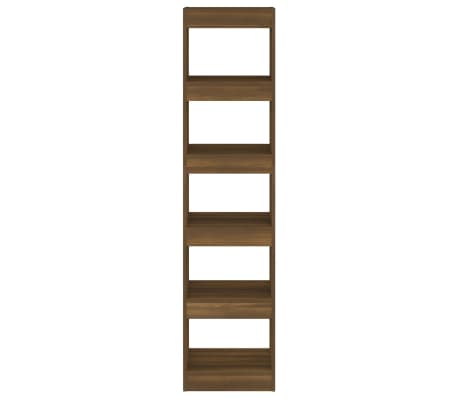 vidaXL Boekenkast/kamerscherm 40x30x166 cm bruin eikenkleur