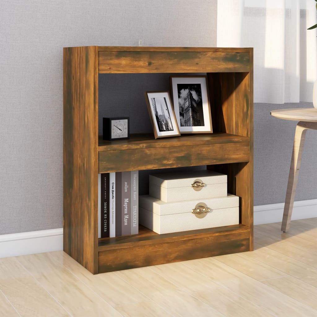 

vidaXL Boekenkast/kamerscherm 60x30x72 cm gerookt eikenkleurig