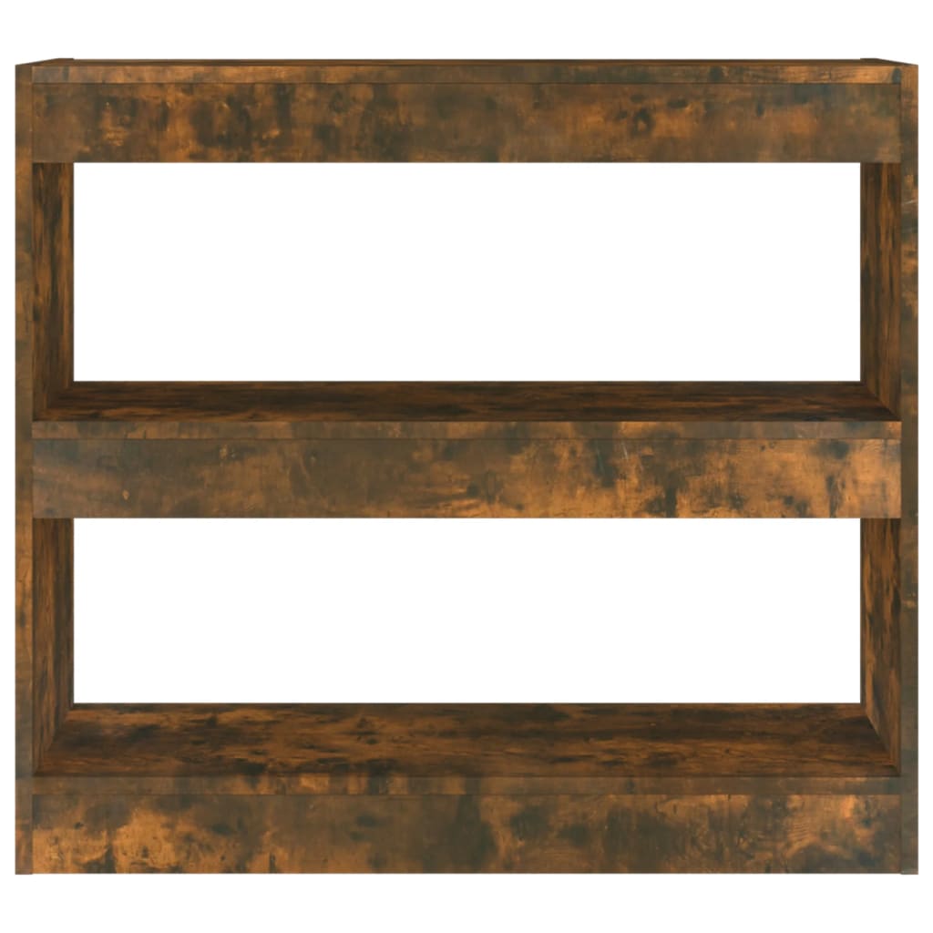 vidaXL Boekenkast/kamerscherm 80x30x72 cm gerookt eikenkleurig afbeelding