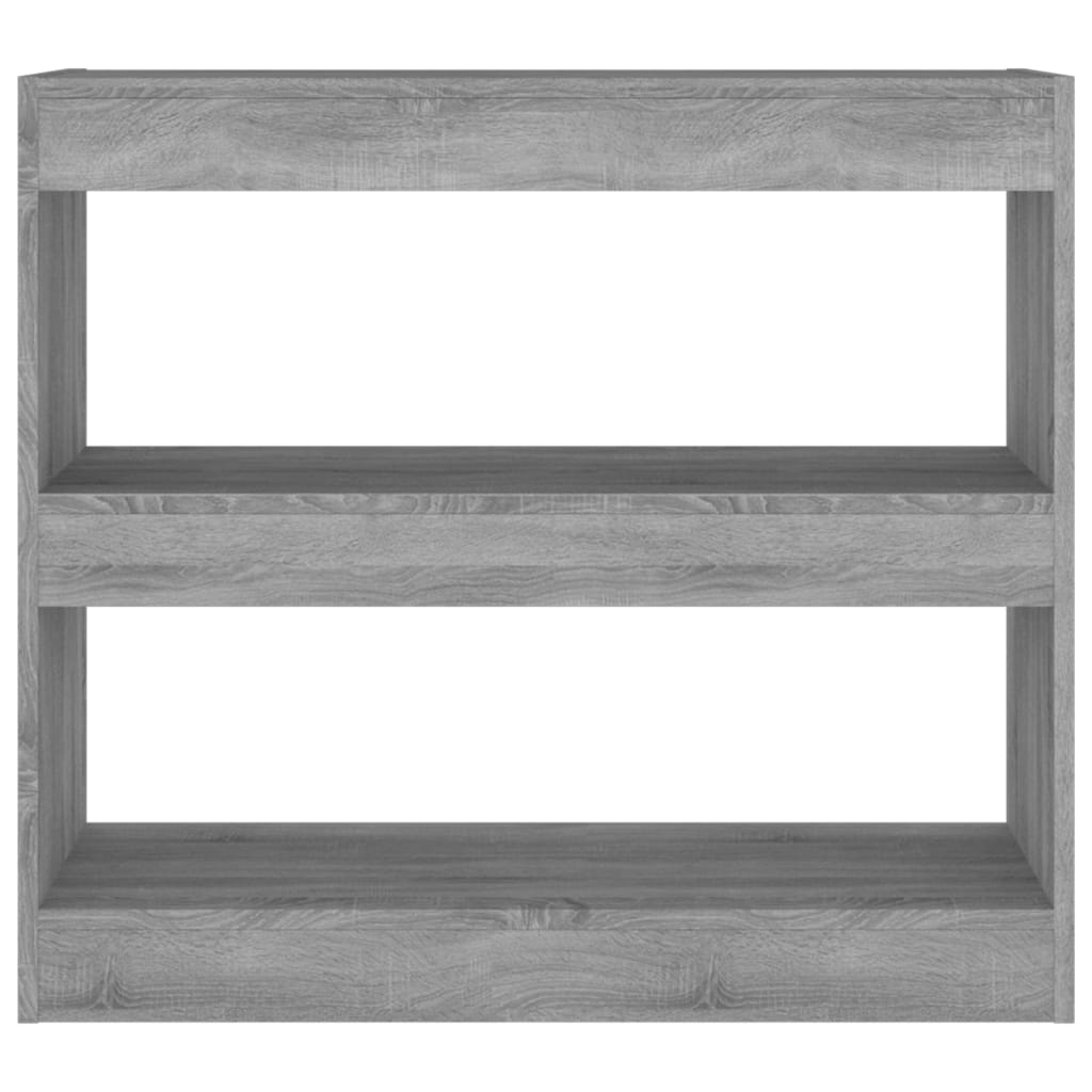 

vidaXL Boekenkast/kamerscherm 80x30x72 cm grijs sonoma eikenkleurig