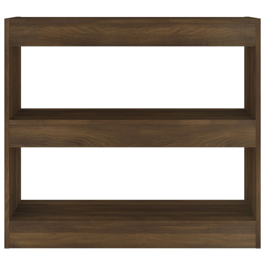 

vidaXL Boekenkast/kamerscherm 80x30x72 cm bruineikenkleurig
