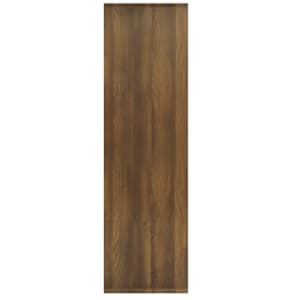 Knihovna/dělicí stěna hnědý dub 80x30x103 cm kompozitní dřevo - obrázek 4